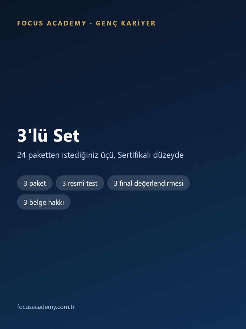 3'lü Set kapak