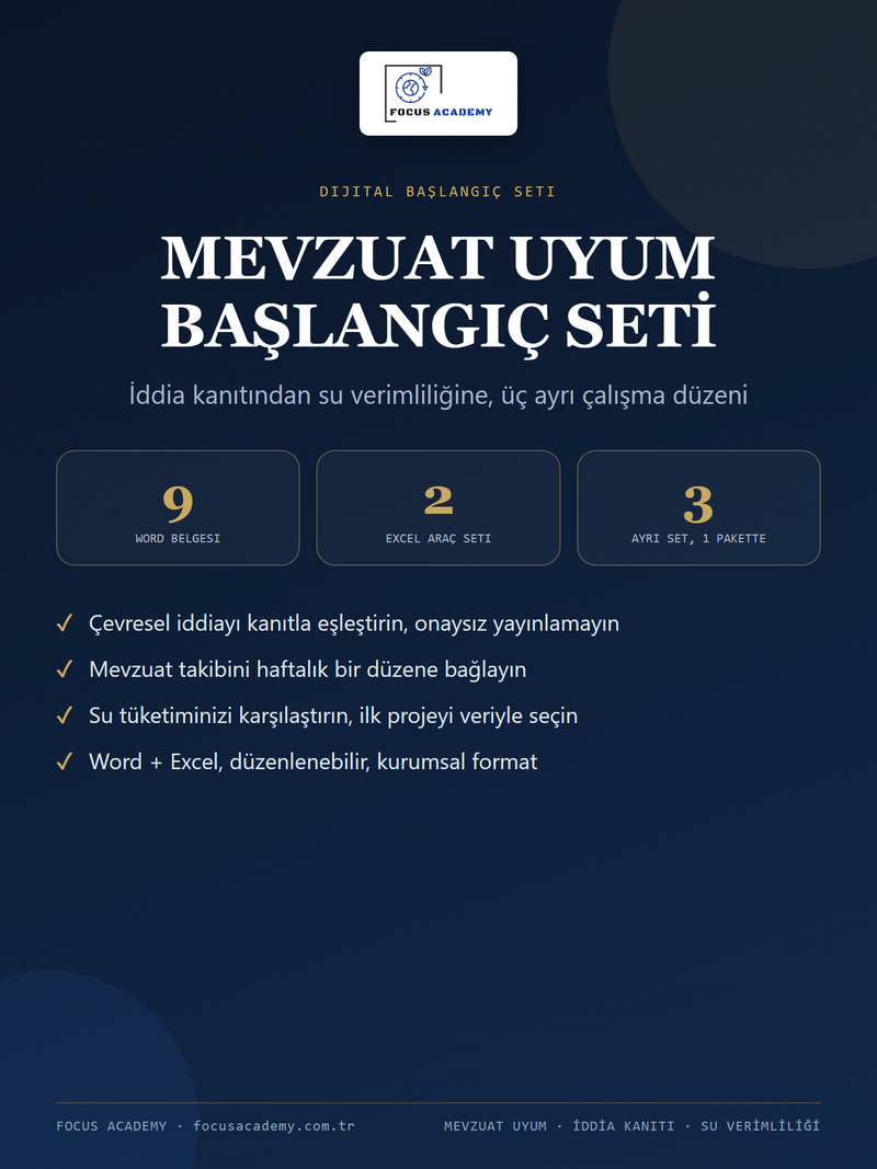 Mevzuat Uyum Başlangıç Seti kapak